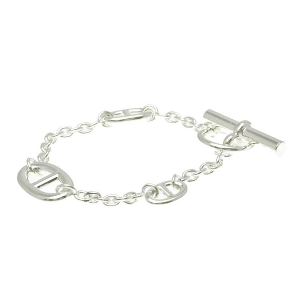 HERMES Silver Charm Bracelet - Picture 1 of 13